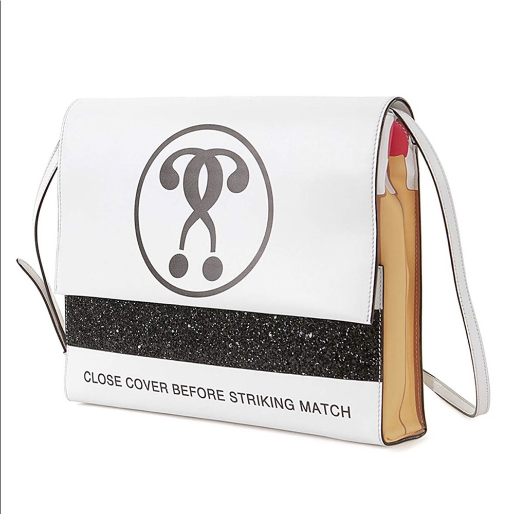 Moschino Leather Messenger Bag